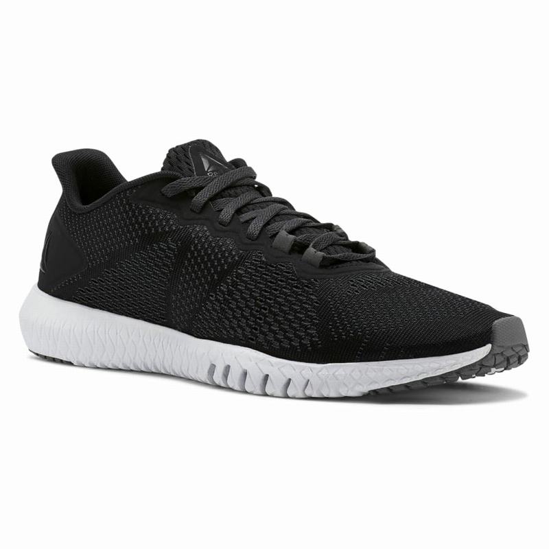 Adidasi Training Reebok Flexagon Barbati Negrii/Albi Romania TL8671KC